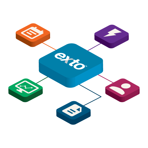 Exto features work together so you can work together