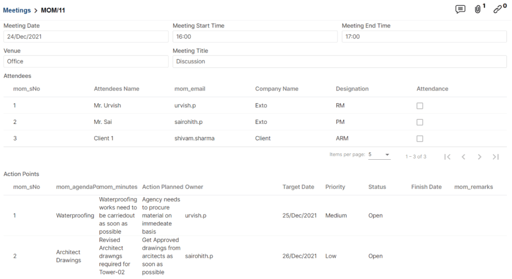 Exto tasks